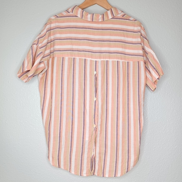 Madewell Courier 100% Cotton Sz XS Short-Sleeve Top - Picture 4 of 14